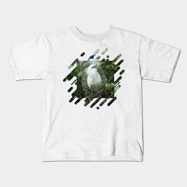 LEUCOPSAR ROTHSCHILDI Kids T-Shirt by MufaArtsDesigns